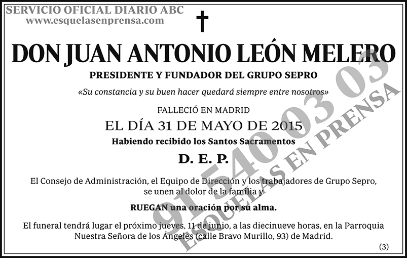 Juan Antonio León Melero